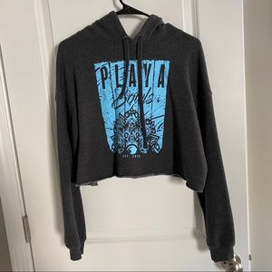 Playa Bowls Crop Hoodie